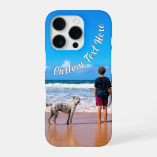 Personalized Your Photo iPhone Case Custom Text