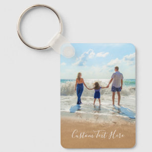Personalized Your Photo Keychain with Custom Text