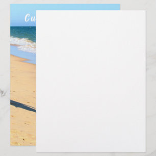 Personalized Your Photo Letterhead and Custom Text