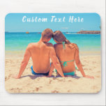 Personalized Your Photo Mouse Pad with Custom Text<br><div class="desc">Custom Photo and Text Mouse Pads - Your Own Design - Special - Personalized Family / Friends or Personal Mouse Pad Gift - Add Your Text and Photo - Resize and move or remove and add elements / image with Customization tool. Choose / add your favourite font / size /...</div>