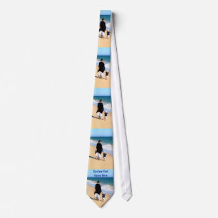 Personalized Your Photo Neck Tie with Custom Text