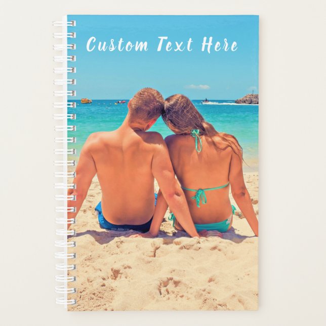 Personalized Your Photo Planner with Custom Text (Front)