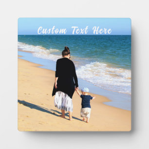 Personalized Your Photo Plaque with Custom Text