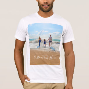 Personalized Your Photo T-Shirt with Custom Text