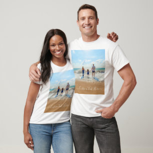Personalized Your Photo T-Shirt with Custom Text