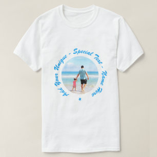 Personalized Your Photo T-Shirt with Custom Text