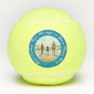 Personalized Your Photo Tennis Balls Custom Text