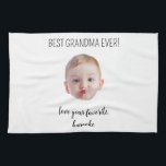 Personalized Your Photo & Text Mother’s Day Birth Kitchen Towel<br><div class="desc">Personalized Your Photo & Text Mother’s Day Birthday Christmas</div>