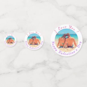 Personalized Your Photo Valentine's Day Confetti