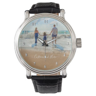 Personalized Your Photo Watch with Custom Text