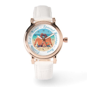 Personalized Your Photo Watch with Custom Text