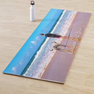 Personalized Your Photo Yoga Mat with Custom Text