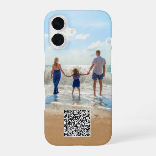 Personalized Your QR Code and Photo iPhone Case