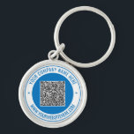 Personalized Your QR Code Custom Text Keychain<br><div class="desc">Custom Colours and Font Design Your Own Personalized Keychains Example with Your Business QR Code Scan info and Custom Text Professional Design Promotional Company Keychain / Gift - Add Your QR Code - Image or Logo - photo / Name - Company / Website or Phone , E-mail or other Info...</div>