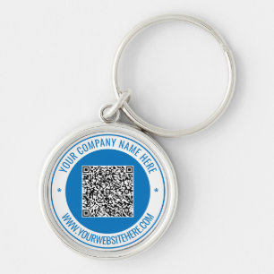 Personalized Your QR Code Custom Text Keychain