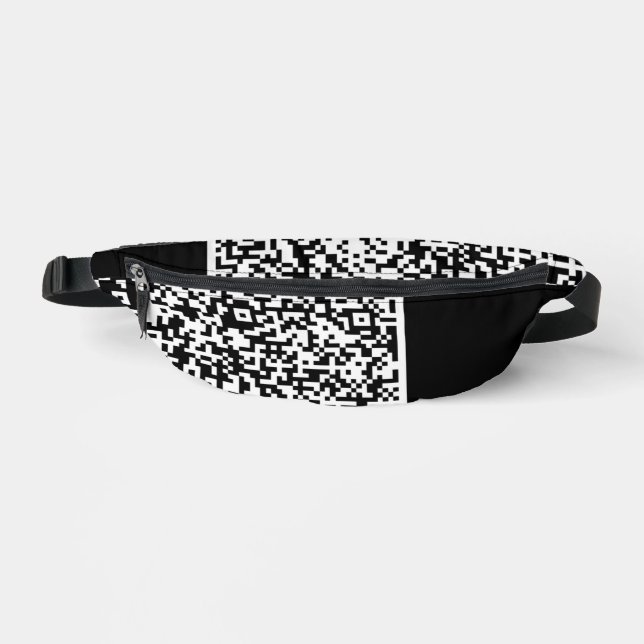 Personalized Your QR Code Fanny Pack Template (Front)