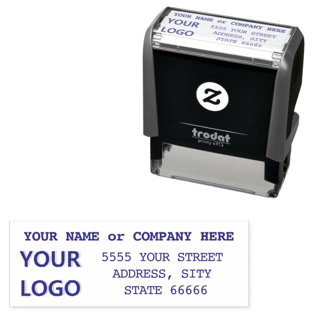Personalized Your Stamp with Address Name Logo (In Situ)