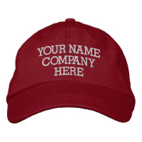Personalized Your Text Name Hat Embroidered Cap
