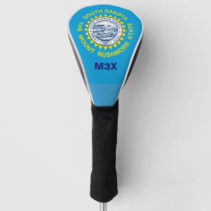 Personalized Your Text South Dakota State Flag Golf Head Cover