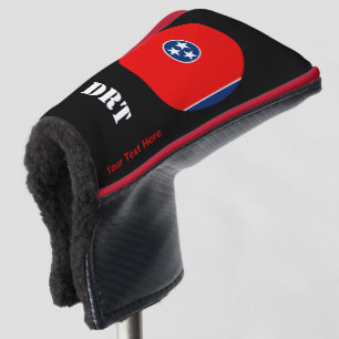 Personalized Your Text Tennessee State Flag Golf Head Cover