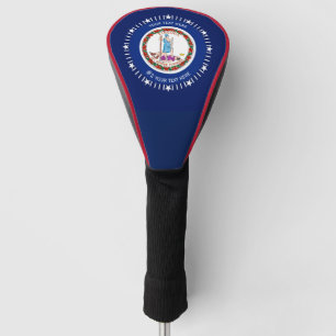 Personalized Your Virginia State Flag on a Golf Head Cover