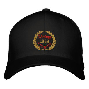Personalized Your YEAR Premium Laurels Embroidery Embroidered Hat
