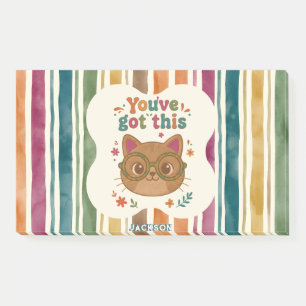 Personalized You've Got This Cat Post-it® Notes