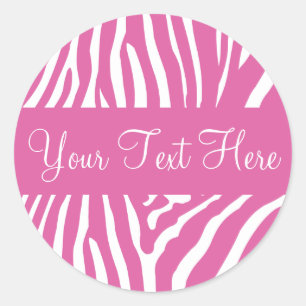 Personalized Zebra Envelope Sticker Seal