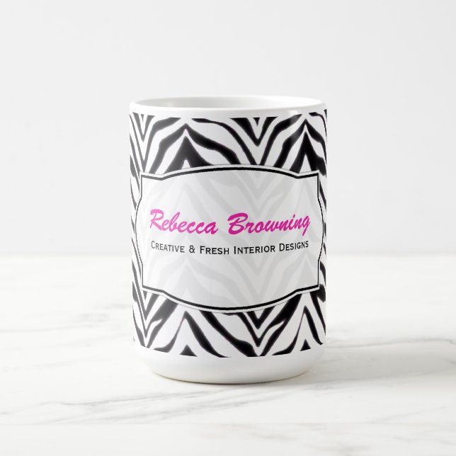 Personalized: Zebra Mug (Center)