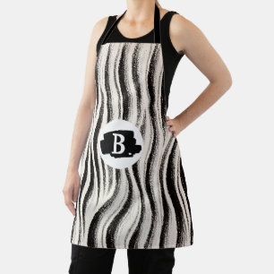 Personalized Zebra Stripe Apron