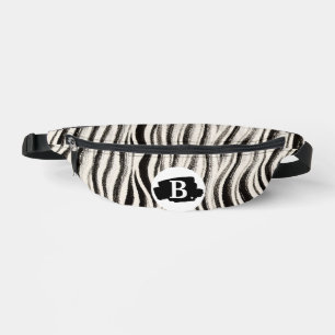 Personalized Zebra Stripe Print Fanny Pack