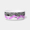 Personalized Zebra Stripes and Pink Pearls