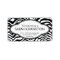 Personalized Zebra Stripes Pattern Bookplate