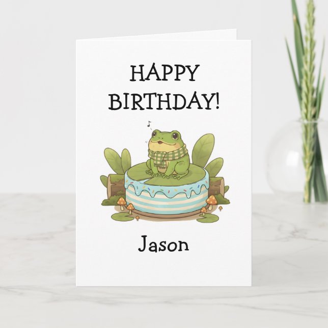Personalized Zochi Hums Card (Front)