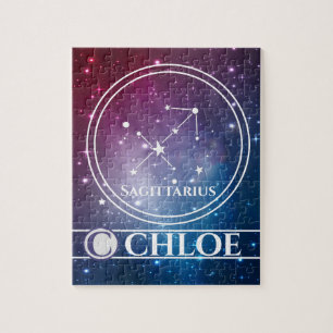 Personalized Zodiac Sign SAGITTARIUS   Jigsaw Puzzle
