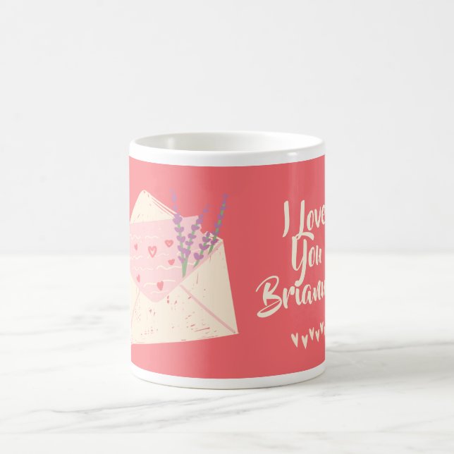 PersonalizedI Love You Valentines Day Mug (Center)