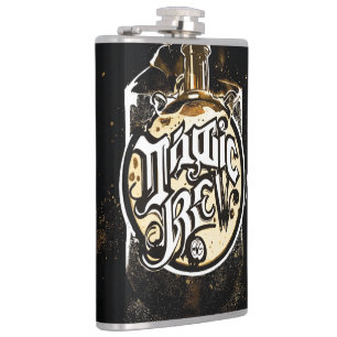 #personalizedmonogramflaskVinylWrappedFlask Hip Flask