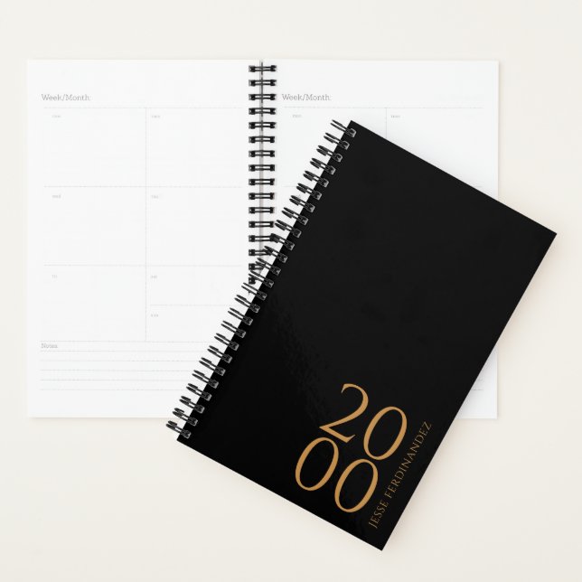 Personalizing Minimalist Modern Simple Personal  Planner (Display)
