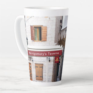 Personalyzed Mediterranean Scene Latte Mug