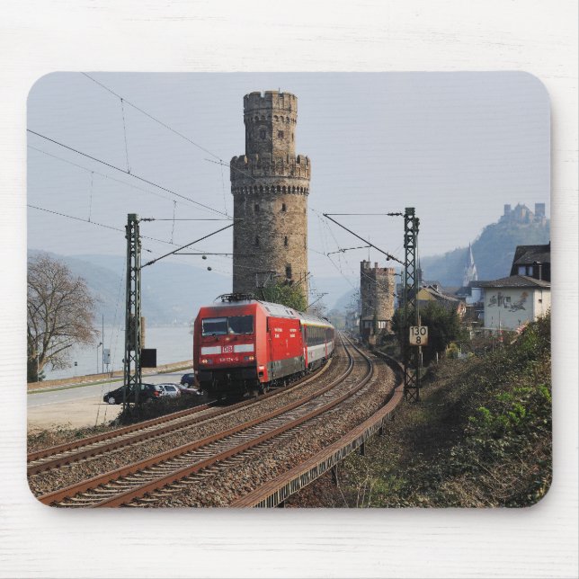 Personenzug in Oberwesel Mouse Pad (Front)