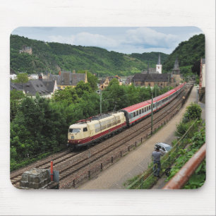 Personenzug in St. Goar Mouse Pad