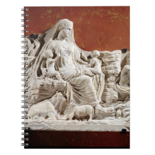 Personification of the earth mother, allegorical r notebook