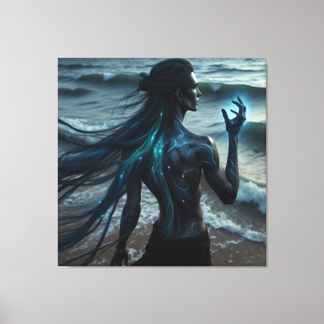 Personification of the Ocean Canvas Print (Front)