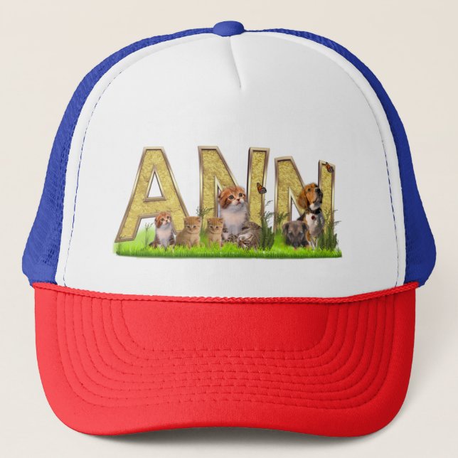 Personilize Names Trucker Hat (Front)