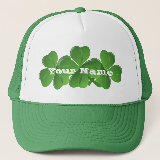 Personlalized  Irish St Patrick's day Trucker Hat (Front)