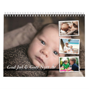 Personlig kalender - Familj fotoalmanacka 2024 Calendar