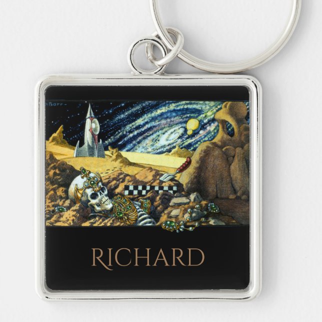 Personlized Alien Archaeology  Keychain (Front)