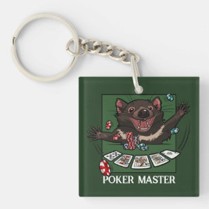 Personnage de poker de dessin animé diabolique et 