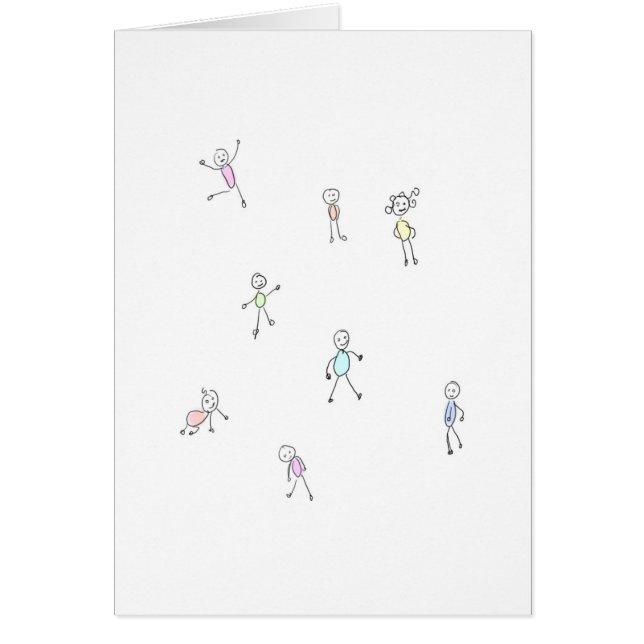 Personnages en allumettes (Devant)