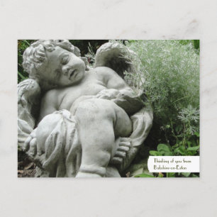 Personnalisable Cupid dans une carte postale du ja